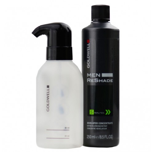 Goldwell Men ReShade Developer Concentrate with Innovative Foam Applicator Bottle 