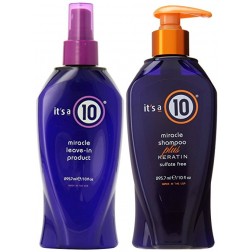 Its a 10 Miracle Leave-in Product 10 Oz And Shampoo Plus Keratin 10 Oz