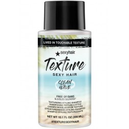 Sexy Hair Clean Wave Texturizing Styling Shampoo 10.1 Oz