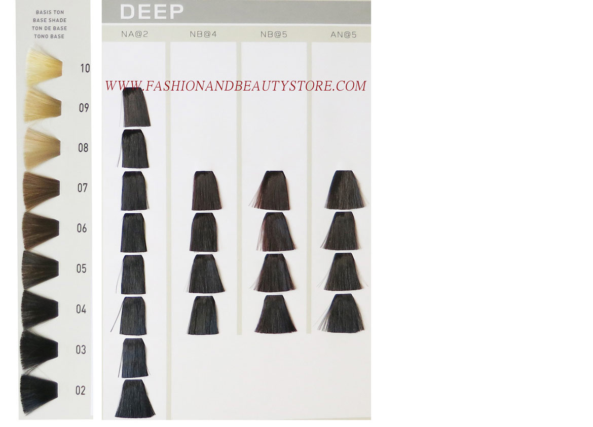 Goldwell Elument Color Chart 3 