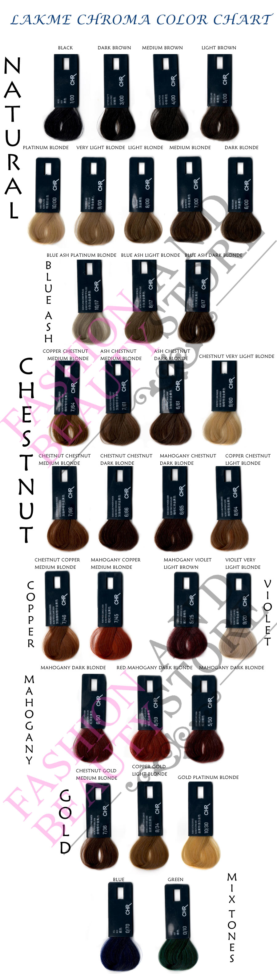 lakme chroma hair color chart - pravana chromasilk color chart amulette ...
