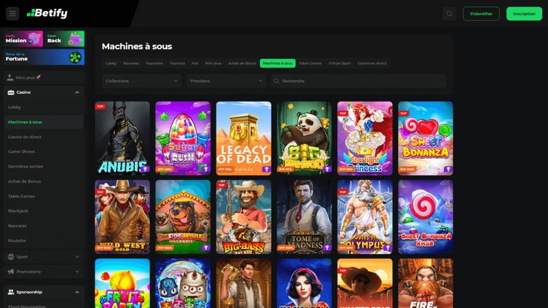 Meilleur betify casino à France